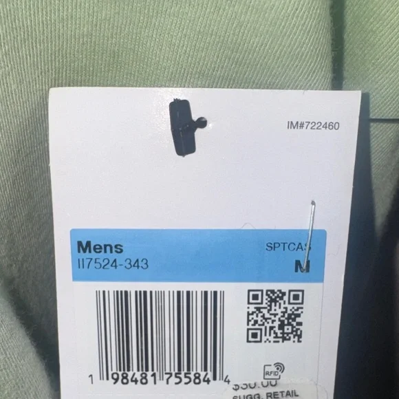 Nike Light Green Graphic Logo Short Sleeve Tee with Neon Orange Accents - Picture 6 of 10